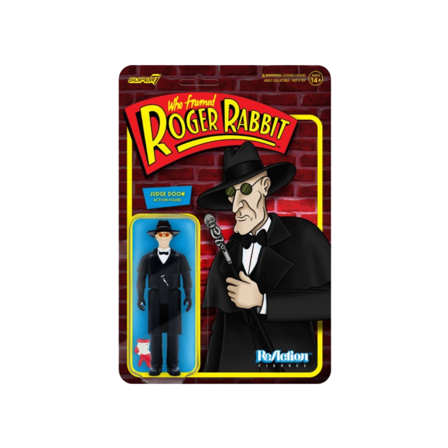 Who Framed Roger Rabbit? Judge Doom 3 3/4-Inch ReAction Figure