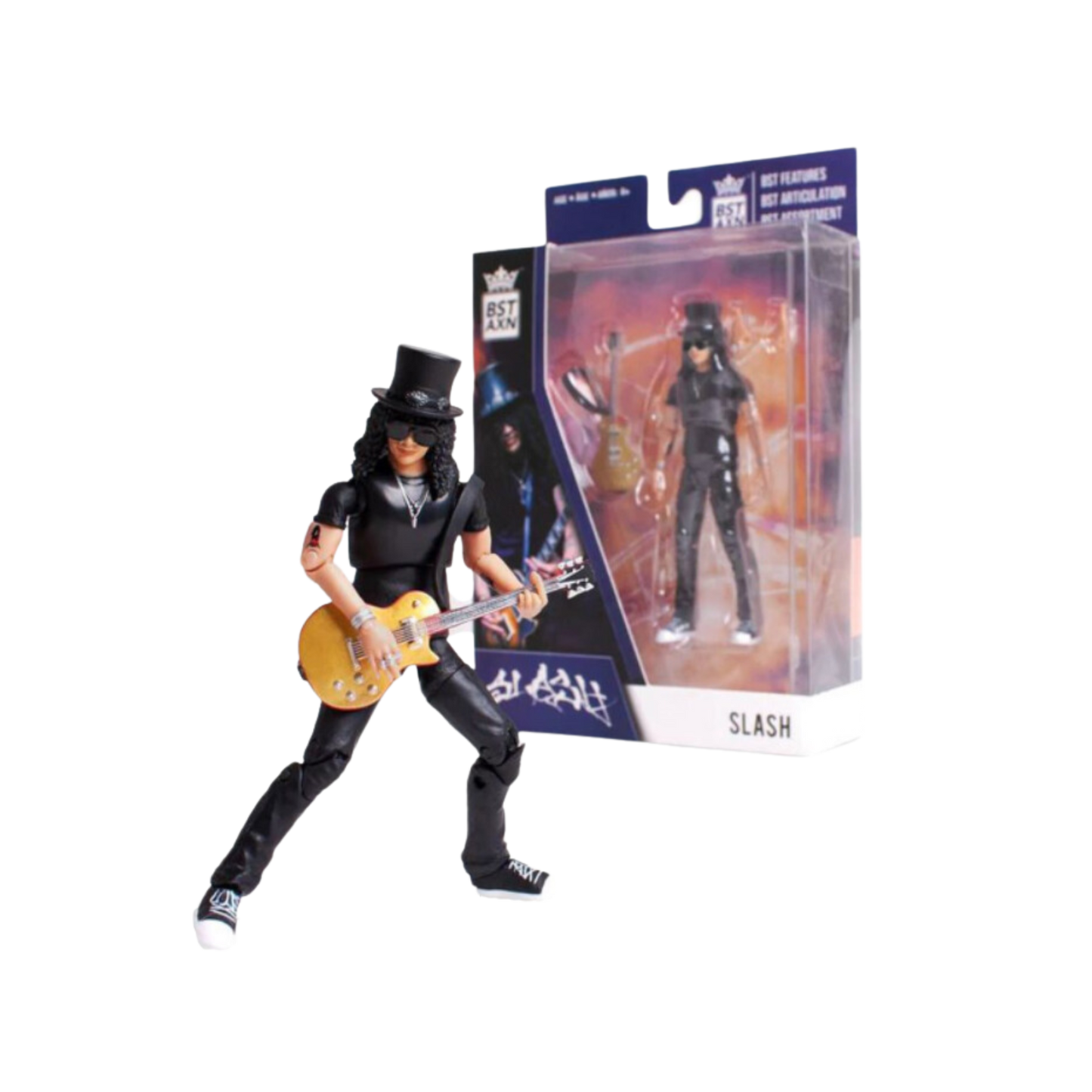 Guns N Roses Slash BST AXN 5-Inch Action Figure