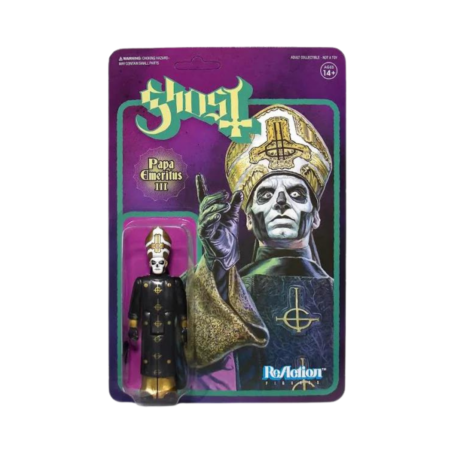 GHOST Papa Emeritus III 3 3/4-Inch ReAction Figure