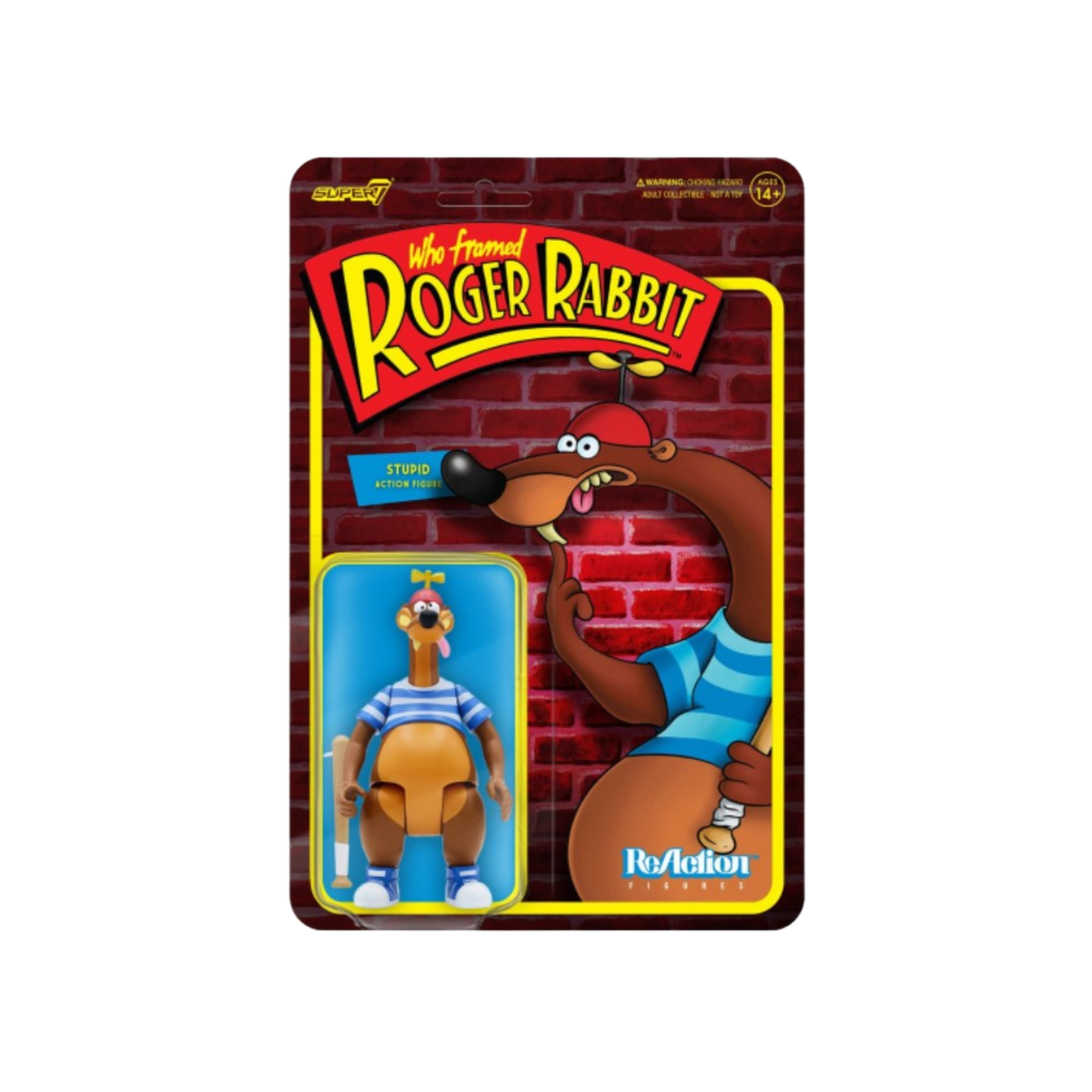 Who Framed Roger Rabbit? Stupid 3 3/4-Inch ReAction Figure